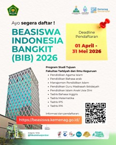 Peluang Emas! 9 Prodi FTIK UIN KHAS Jember Jadi Tujuan Beasiswa Indonesia Bangkit (BIB) 2026, Segera Daftar!